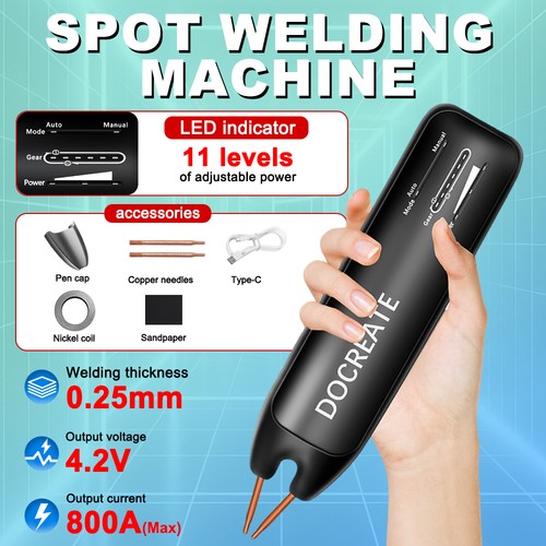 Portable spot welder 18650 - spot,